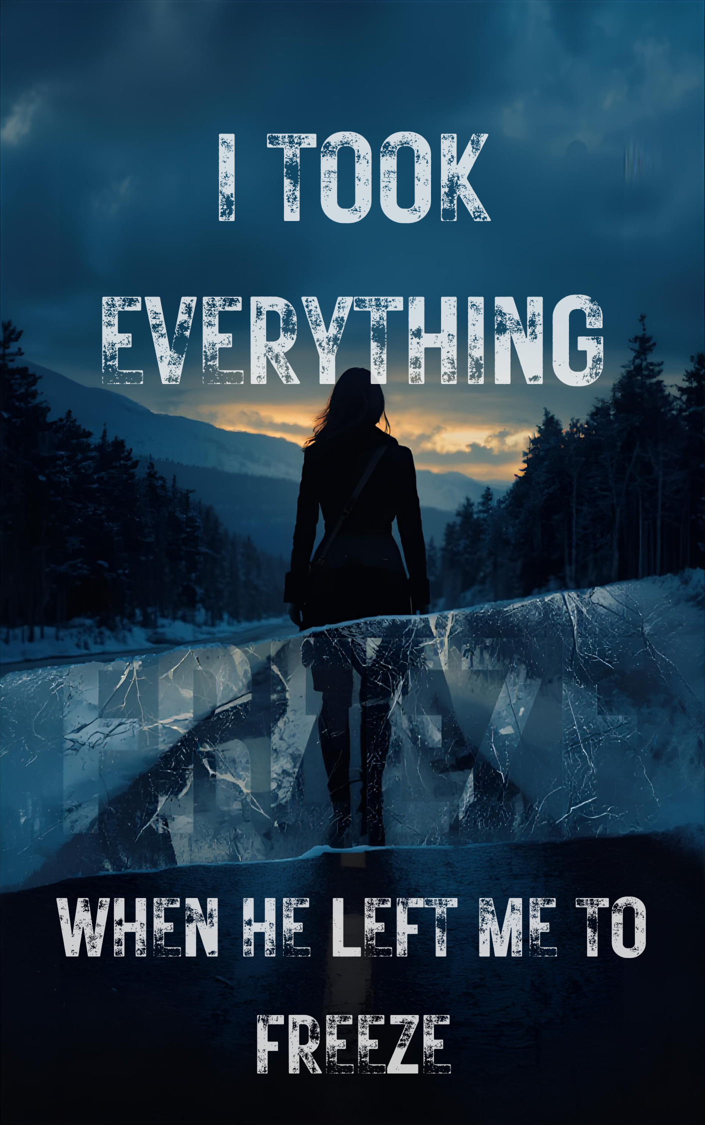 I Took Everything When He Left Me to Freeze